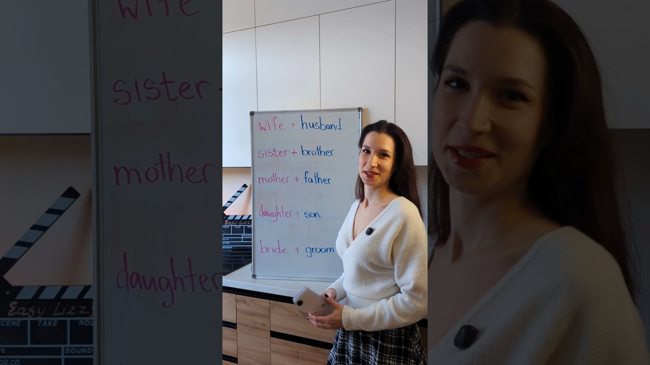 What About Family? 🤔 #Englisch #Inglese #Inglés #えいご #영어 #英语 #pronunciation #vocabulary #grammar