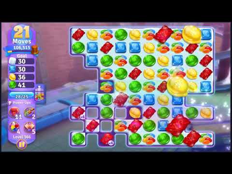 Wonka's World of Candy Level 366 - NO BOOSTERS + FULL STORY 🍫 | SKILLGAMING ✔️