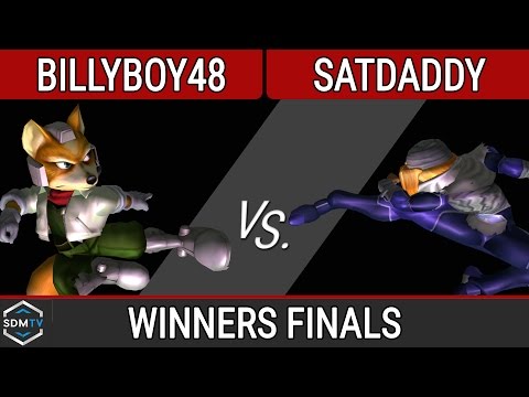 SDSU Biweekly 52 - billyboy48 (Fox) vs. satdaddy (Sheik) - SSBM Winners Finals - Smash Melee