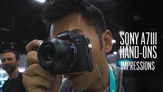 Sony a7III Hands On Discussion with Jason Vong
