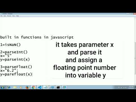 Parseintparsefloateval Functions In Javascript With Examples