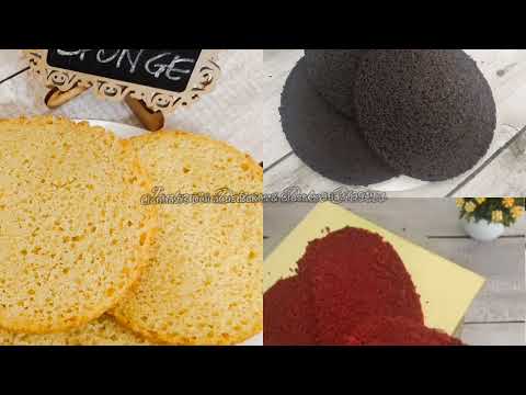 Eggless Sponge Baking Online Class Vanilla, Chocolate & Red Velvet  ☎️ 9833139491