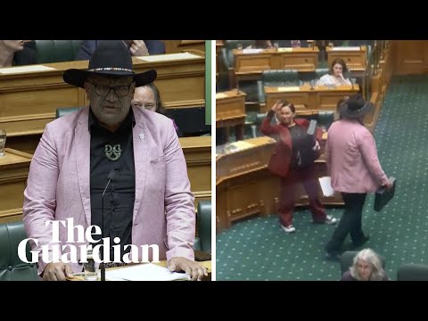 Māori party co-leader ejected from New Zealand parliament after performing haka