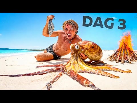 Overlever kun af det, jeg fanger på øde øer i 3 dage