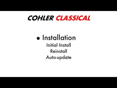 Installation of Cohler Classical (SEE UPDATED VERSION)