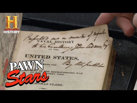 當明星。瑞克為約翰-亞當斯的海軍史書起航 (第13季) | 歷史 (Pawn Stars: Rick Sets Sail for John Adams's Naval History Books (Season 13) | History)