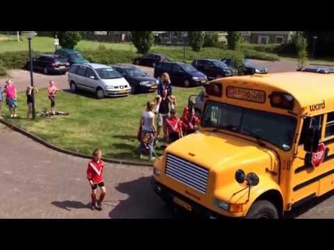 Aankomst Woudsend E1 na bekerfinale