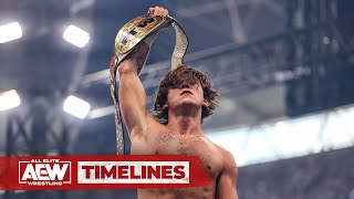 The RISE of the Cold-Hearted Handsome Devil &amp; FTW Champion: HOOK! | AEW Timelines