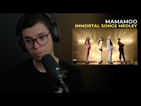 An idiot crushes on MAMAMOO for 16 minutes | IMMORTAL SONGS MEDLEY REACTION