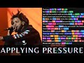 J Cole - A p p l y i n g  P r e s s u r e | Lyrics, Rhymes Highlighted