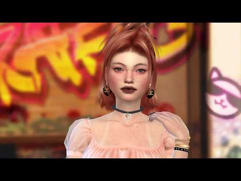 the sims 4 alpha cc style download redhead female Ruby McCarthy by Bonita100 Cas Video Preview