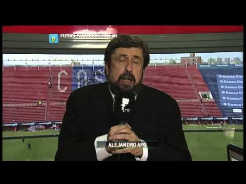 El análisis de Alejandro Apo. San Lorenzo 1 - Independiente 2. Fecha 12. Primera División 2014. FPT