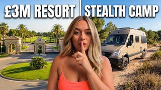 We Sneaked Our Campervan Into A £3M Luxury Resort...