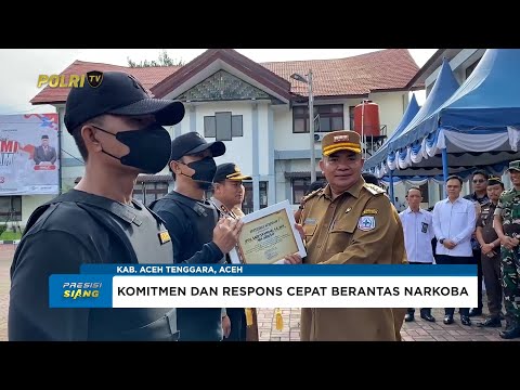 BERHASIL UNGKAP KASUS NARKOBA , KAPOLRES ACEH TENGGARA TERIMA PENGHARGAAN DARI BUPATI