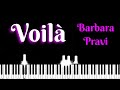 Barbara Pravi - Voilà - France - Easy Piano Tutorial