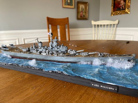 Building an awesome USS Missouri diorama