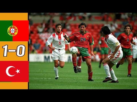 Portugal 1 x 0 Turkey (Figo, Rui Costa, Fernando Couto) ●UEFA Euro 1996 Extended Goals & Highlights