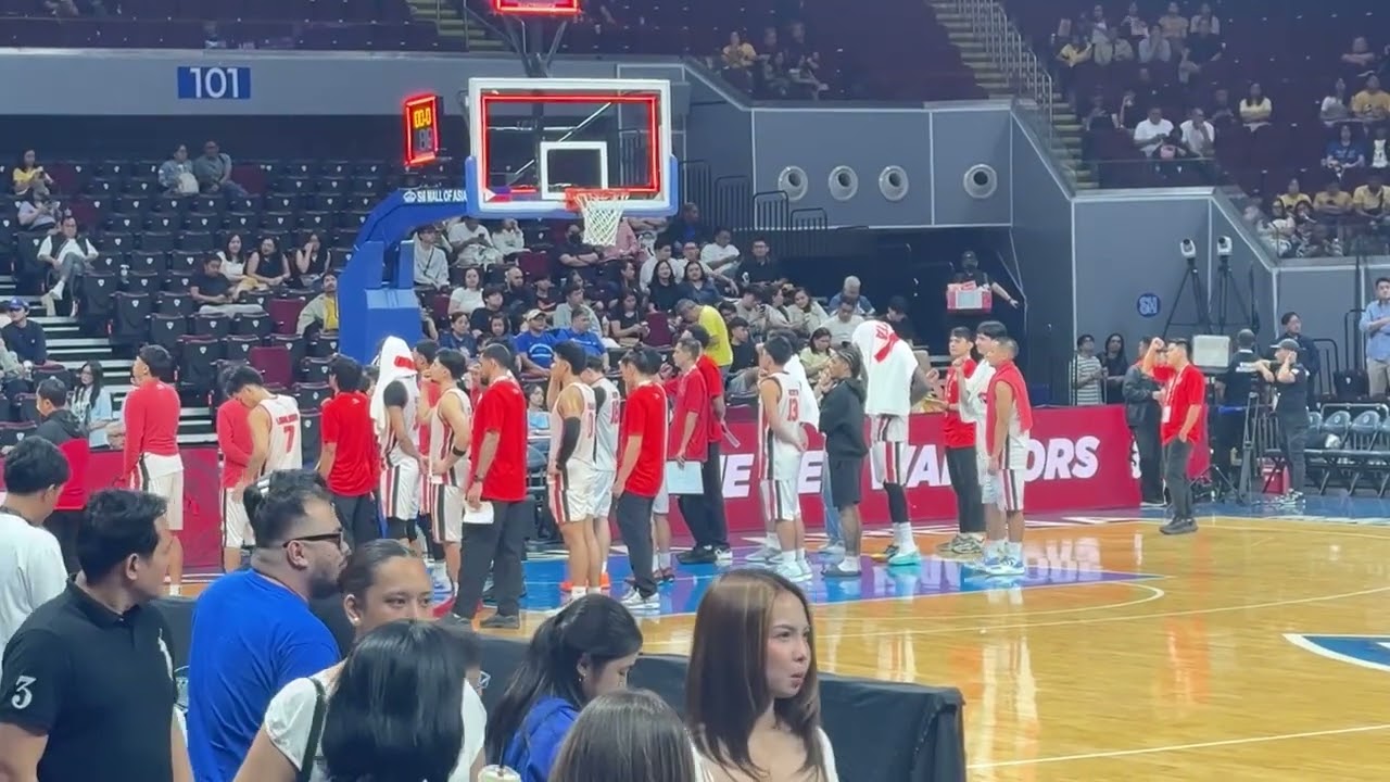 Hail Alma Mater: UE alma mater hymn, Pamantasan Ka Naming Mahal, after game vs Ateneo, 11/5/25