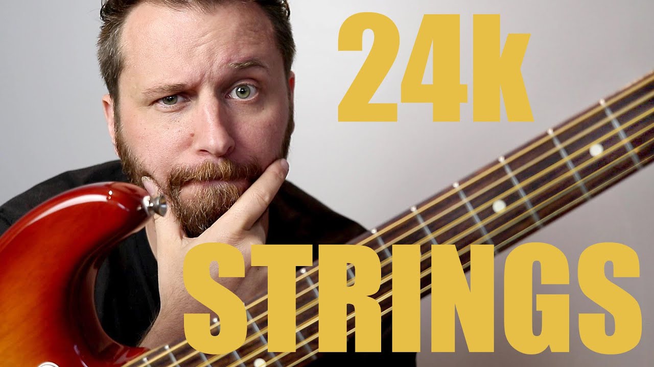 24k GOLD Guitar Strings!! - Rich Tone or Waste of Cash