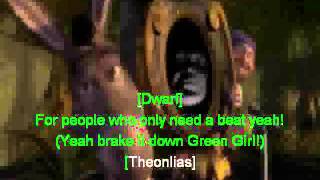 Bonus Shrek karaoke dance party real karaoke no voices !!