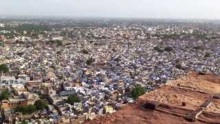 preview picture of video 'Jodhpur seen from the Mehrangarh Fort'
