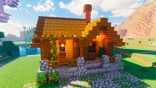 Minecraft: How To Build A Simple Survival House 🏡 | Minecraft Tutorial