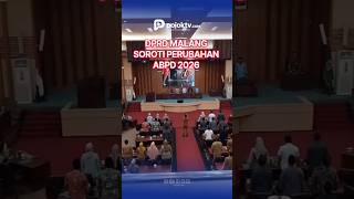 DPRD KABUPATEN MALANG SOROTI PERUBAHAN ABPD 2026