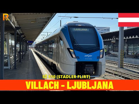 Cab Ride Villach → Ljubljana (Karawankenbahn, Austria, Slovenija, July 2025) train driver's view 4K