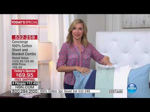 HSN | Concierge Collection Bedding 05.17.2017 - 12 PM