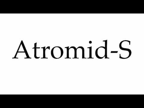 How to Pronounce Atromid-S