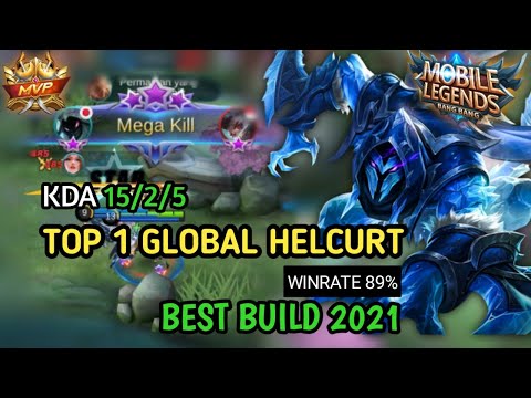 Winrate 89% Top 1 Global Helcurt Best Build 2021 | Gameplay Top Global | Build Helcurt | MLBB
