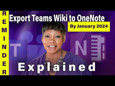 Microsoft Teams: Wiki support is ending