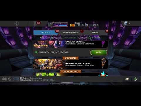 BRAND NEW 6 STAR BUNDLE OPENING PLUS 4 CAVALIER CRYSTAL OPENING!! Marvel contest of Champions, MCOC.