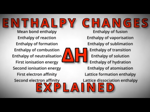 Every Enthalpy Change Animated & Explained IN UNDER 20 MINUTES
