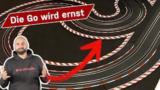 Die Carrera Go mit Randstreifen - Eine ernsthafte Autorennbahn in 1:43 entsteht