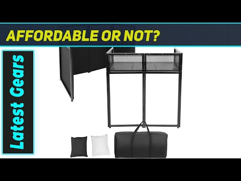 ReviewHECASA Portable DJ Booth Facade: The Ultimate Mobile Setup
