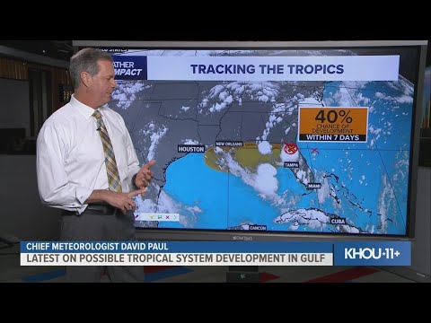 Weather Impact update: Rain chances up this week due to possible tropical system development in Gulf