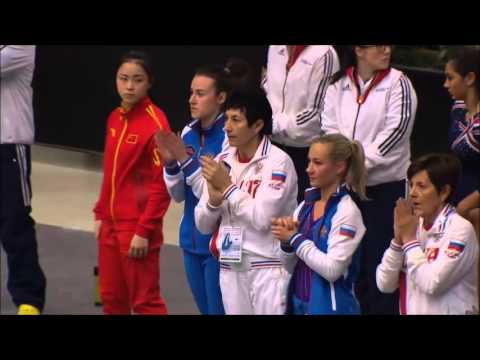 Anna Korobeinikova RUS 2015 Team World Tumbling Final