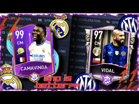 WHO IS BETTER CM?! | Camavingha Summer Vacation VS Vidal EOE Player Review | Fifa Mobile 22