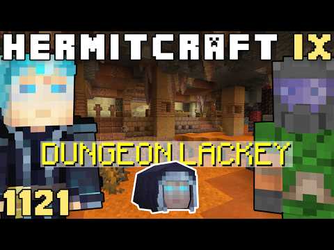 Hermitcraft IX 1121 Two Player Run! - My Very Own Dungeon Lackey