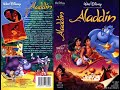 Walt Disney Aladdin 1992 Bande Annonce Pub VHS 1994