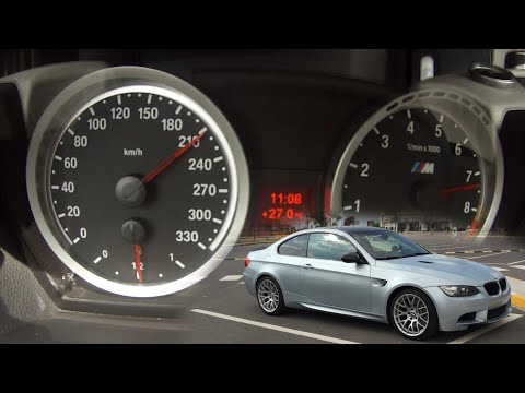 2011 BMW M3 E92 0-250 Kmh Top Speed Autobahn