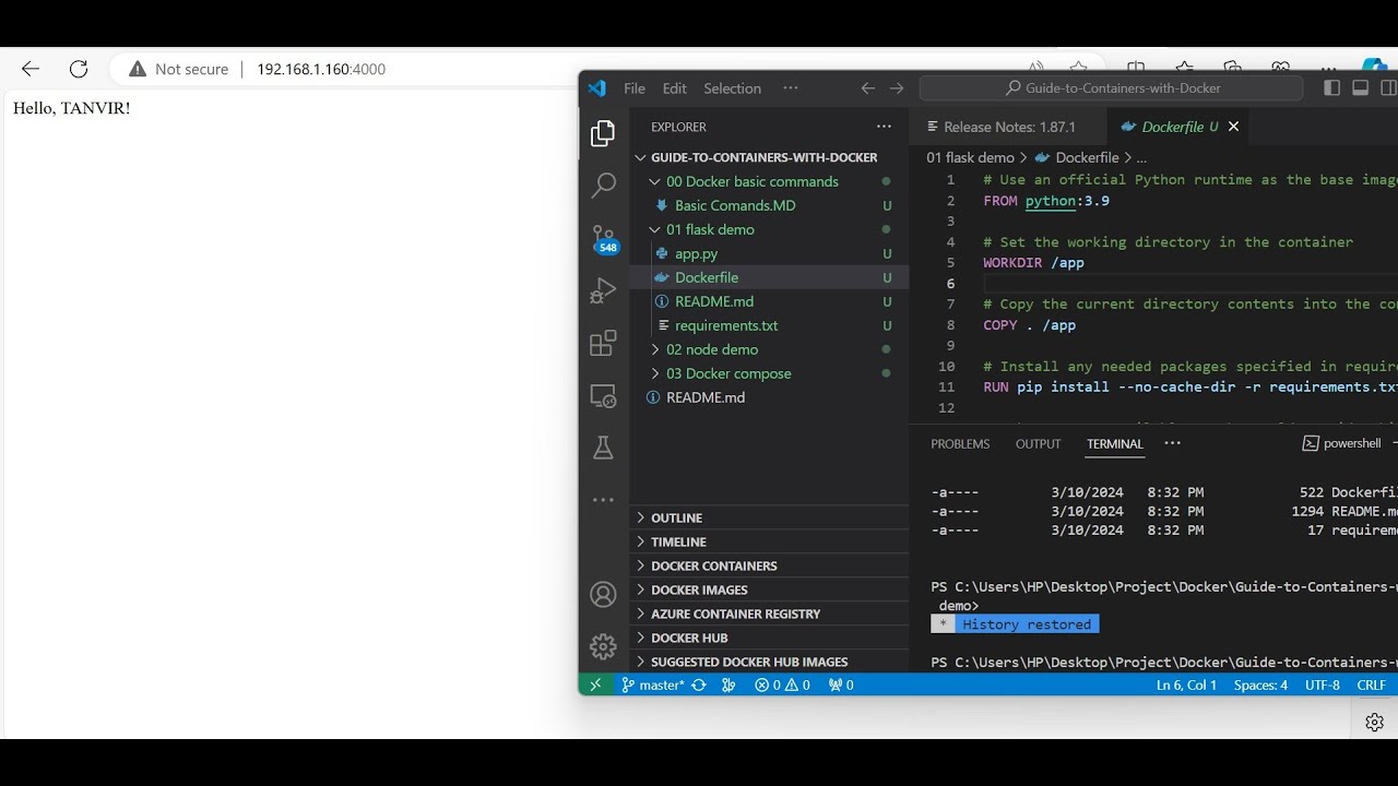 How to Run Dockerized Python Flask App on Linux Server