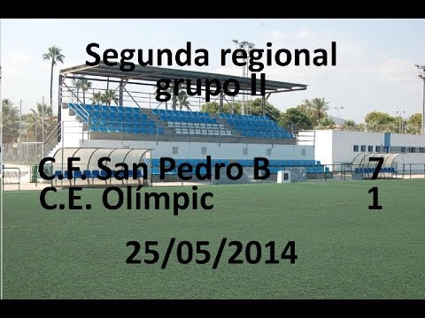 Resumen del partido Infantiles: San Pedro B 7 - C.E. Olimpic 1