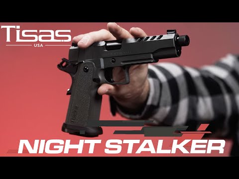 Tisas USA 1911 Night Stalker B9R Optic Ready Double Stack 9mm