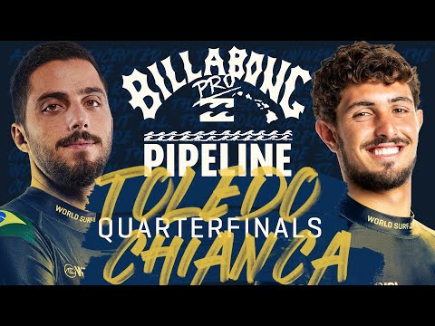 Filipe Toledo vs João Chianca | Billabong Pro Pipeline 2023 - Quarterfinals Heat Replay