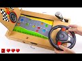 DIY Car Racing Game Out Of Cardboard Easy To Build