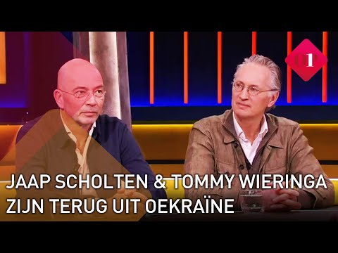Jaap Scholten en Tommy Wieringa laten zien wat ze in Oekraïne zijn tegengekomen | Op1