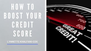 How To Boost Your Credit Score