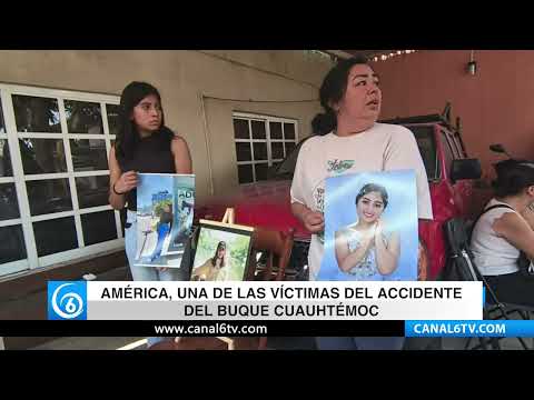 Video: América, una de las víctimas del accidente del Buque Cuauhtémoc